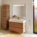 RIHO Badmöbel-Set Spring UP - Rise 80x46x56 cm Weiß hochglanz