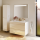 RIHO Badmöbel-Set Spring UP - Rise 80x46x56 cm Weiß hochglanz