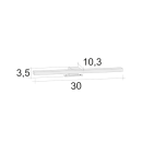 RIHO LED-Aufsatzleuchte Modell 07 (chrom)