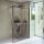 RIHO Lucid 400 - Walk-In-Dusche (schwarz matt)