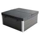 EAGO AWT IN-703 mit Wärmepumpe Sterling Silver 225x225cm grau