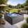 EAGO AWT IN-403 premium Cloudy Black 200x200cm grau