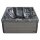 EAGO AWT IN-403 premium Cloudy Black 200x200cm grau