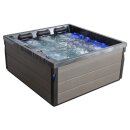 EAGO AWT IN-407 eco Cloudy Black 200x200cm grau