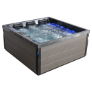 EAGO AWT IN-407 eco Cloudy Black 200x200cm grau