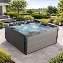 EAGO AWT IN-402 extreme pro Cloudy Black 200x200cm grau