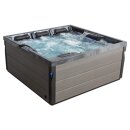 EAGO AWT IN-402 premium Cloudy Black 200x200cm grau
