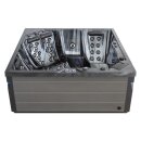 EAGO AWT IN-404 extreme pro Cloudy Black 225x225cm grau