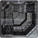 EAGO AWT IN-703 mit Wärmepumpe Cloudy Black 225x225cm grau