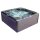 EAGO AWT IN-703 mit Wärmepumpe Cloudy Black 225x225cm grau