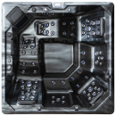 EAGO AWT IN-701 premium Cloudy Black 212x212cm grau