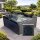 EAGO AWT IN-702 mit Wärmepumpe Cloudy Black 212x212cm grau
