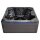 EAGO AWT IN-702 mit Wärmepumpe Cloudy Black 212x212cm grau