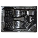 EAGO AWT IN-704 extreme Cloudy Black 220x160cm grau