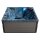 EAGO AWT IN-403 eco Ocean Wave 200x200cm grau