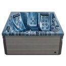 EAGO AWT IN-403 premium Ocean Wave 200x200cm grau