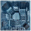EAGO AWT IN-403 premium Ocean Wave 200x200cm grau