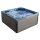 EAGO AWT IN-403 premium Ocean Wave 200x200cm grau