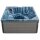 EAGO AWT IN-403 premium Ocean Wave 200x200cm grau