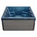 EAGO AWT IN-407 eco Ocean Wave 200x200cm grau