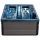 EAGO AWT IN-405 eco Ocean Wave 220x160cm grau