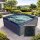 EAGO AWT IN-703 mit Wärmepumpe Ocean Wave 225x225cm grau