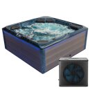 EAGO AWT IN-703 premium Ocean Wave 225x225cm grau