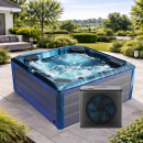 EAGO AWT IN-701 mit Wärmepumpe Ocean Wave 212x212cm...