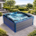 EAGO AWT IN-701 premium Ocean Wave 212x212cm grau