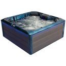 EAGO AWT IN-702 mit Wärmepumpe Ocean Wave 212x212cm grau