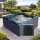 EAGO AWT IN-702 mit Wärmepumpe Ocean Wave 212x212cm grau