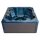 EAGO AWT IN-702 mit Wärmepumpe Ocean Wave 212x212cm grau