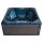 EAGO AWT IN-702 mit Wärmepumpe Ocean Wave 212x212cm grau