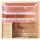 EAGO AWT Sauna E1612C Hemlock 180x160cm