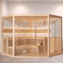 EAGO AWT Sauna E1816XL Pinienholz 240x240cm