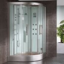 EAGO AWT DZ962F8 Dampfdusche 120x120cm mit 4.5kW...