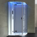 EAGO AWT LD210F15 Dampfdusche 90x90cm mit 3 kW Dampfgenerator