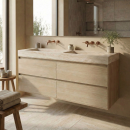 Forzalaqua Badmöbel-Set Ibiza Bellezza Travertin matt poliert