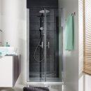 HSK Favorit Nova Pendeltür Nische 80 cm Silber Matt (Alu)