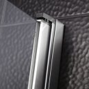 HSK Favorit Nova Pendeltür Nische 80 cm Silber Matt (Alu)