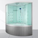 Grande Home WS111 - Dampfdusche mit Whirlpool 150x150 cm
