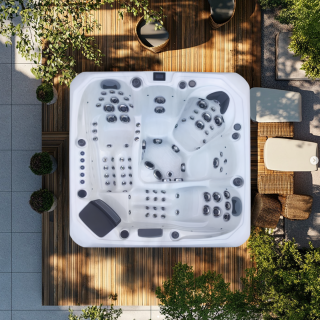 Outdoor Whirlpool - BARCELONA (223x223x94cm)
