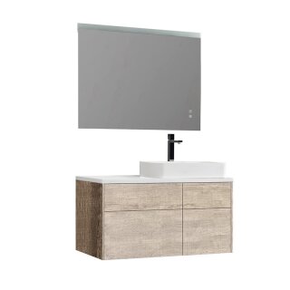 StoneArt Set Venice VE-1010pro-5 Eiche hell 100x52 rechts