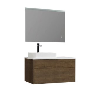 StoneArt Set Venice VE-1010pro-5 Eiche dunkel 100x52 links