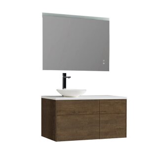 StoneArt Set Venice VE-1010pro-4 Eiche dunkel 100x52 links