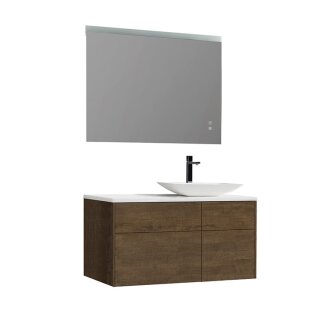 StoneArt Set Venice VE-1010pro-1 Eiche dunkel 100x52 rechts
