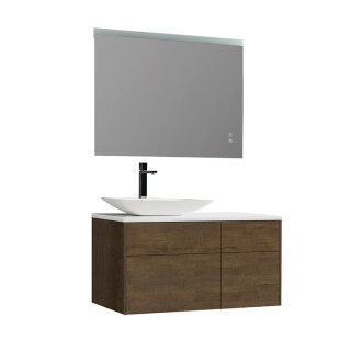 StoneArt Set Venice VE-1010pro-1 Eiche dunkel 100x52 links