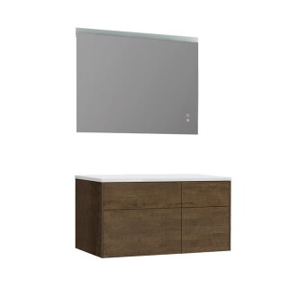 StoneArt Set Venice VE-1010pro Eiche dunkel 100x52 links