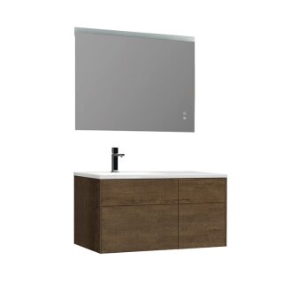 StoneArt Set Venice VE-1010-II Eiche dunkel 100x52 links