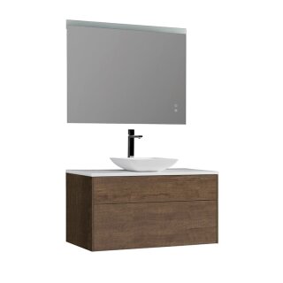 StoneArt Set Venice VE-1000pro-2 Eiche dunkel 100x52